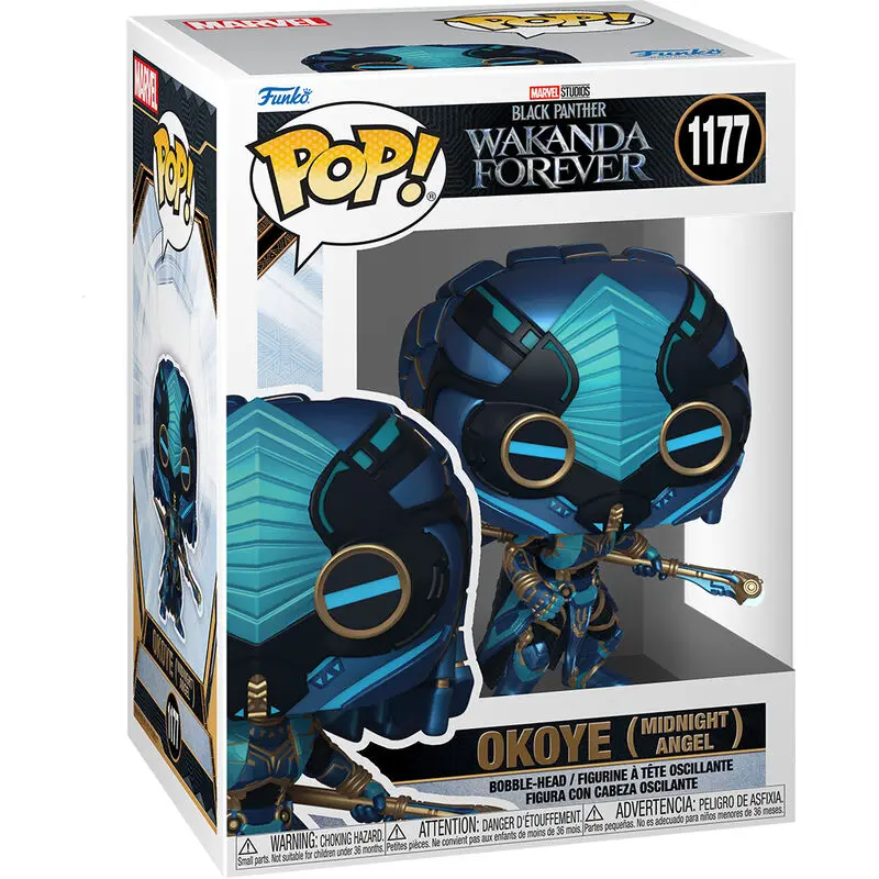 Black Panther: Wakanda Forever POP! Marvel Vinylová figurka Okoye (Midnight Angel) 9 cm fotografii produktu