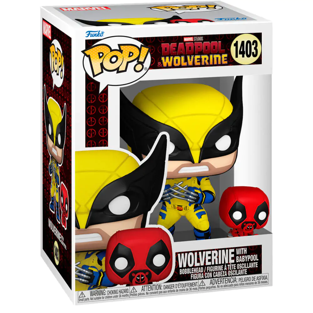 Funko POP figurka Marvel Deadpool & Wolverine - Wolverine s Babypool fotografii produktu