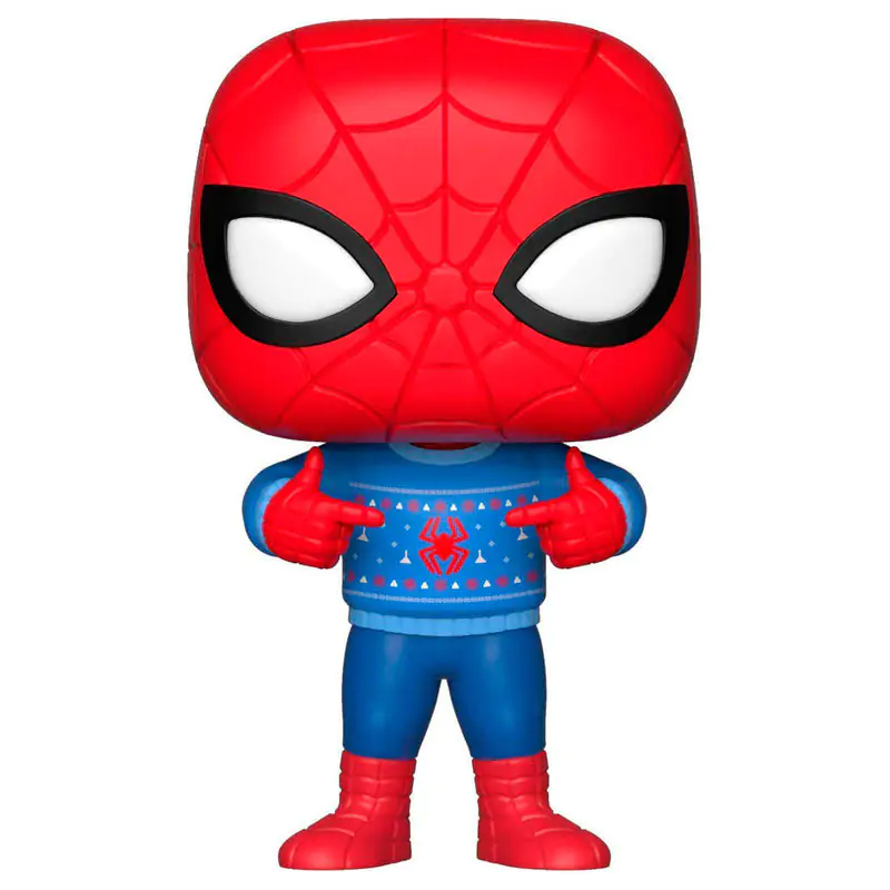 Funko POP figurka Marvel Holiday Spider-Man s ošklivým svetrem fotografii produktu