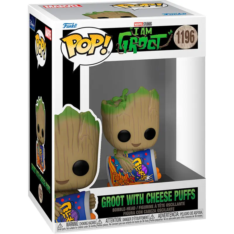 I Am Groot POP! Vinylová figurka Groot s křupkami 9 cm fotografii produktu