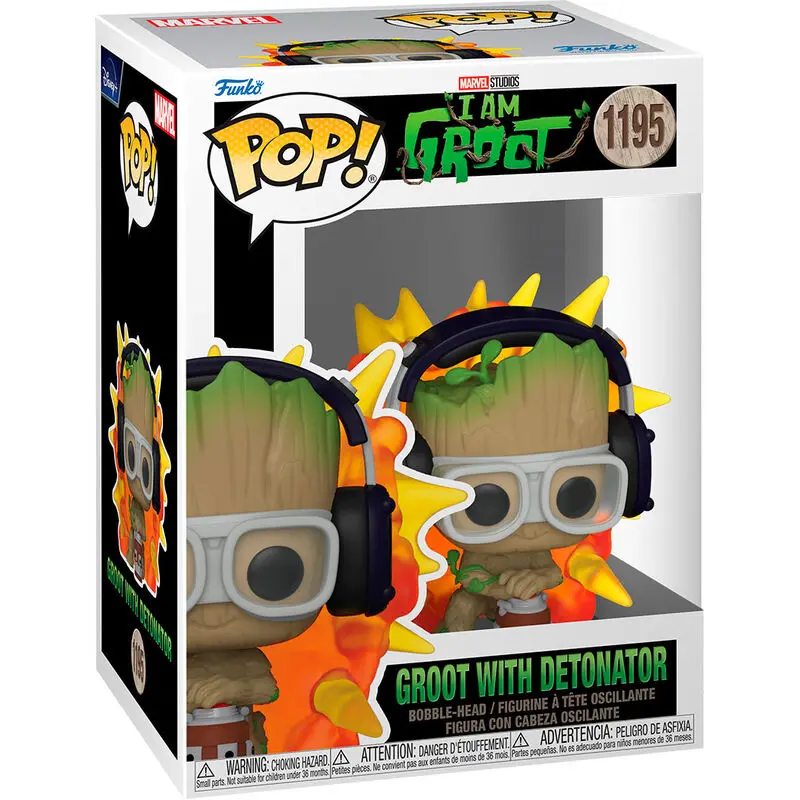 I Am Groot POP! Vinylová Figurka Groot s detonátorem 9 cm fotografii produktu