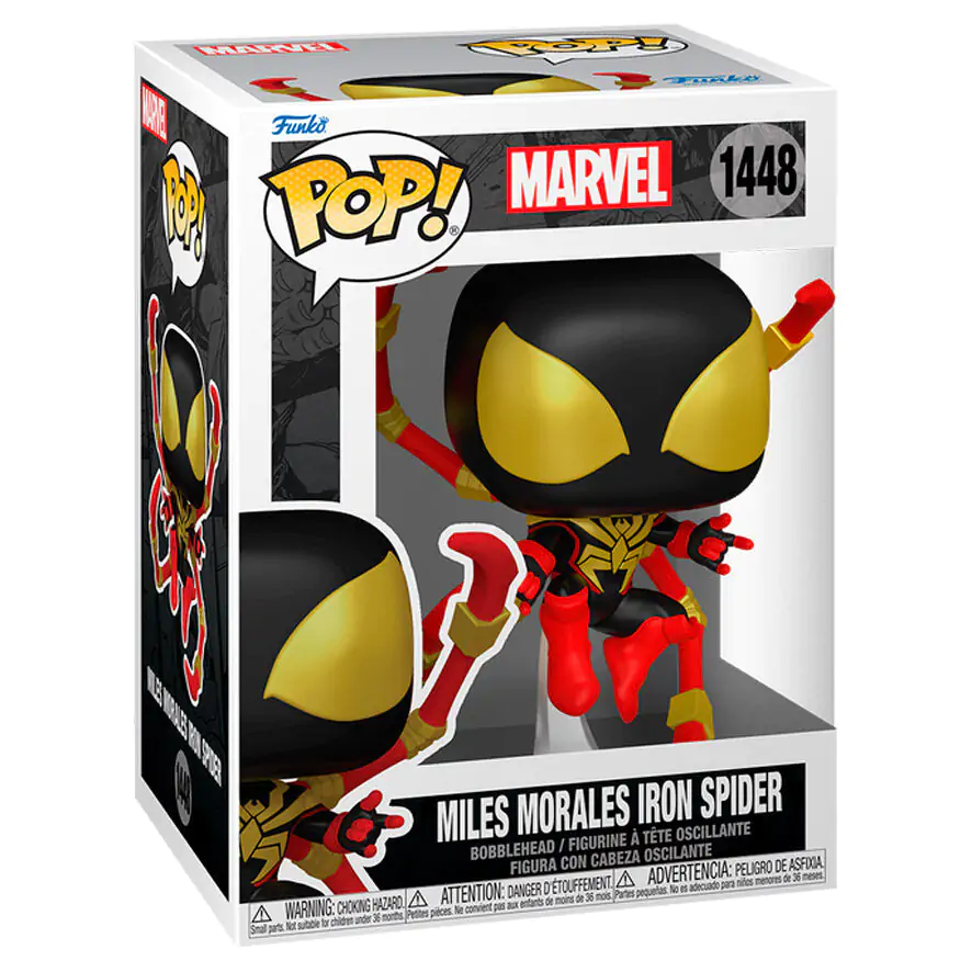 Funko POP figurka Marvel Miles Morales Iron Spider fotografii produktu