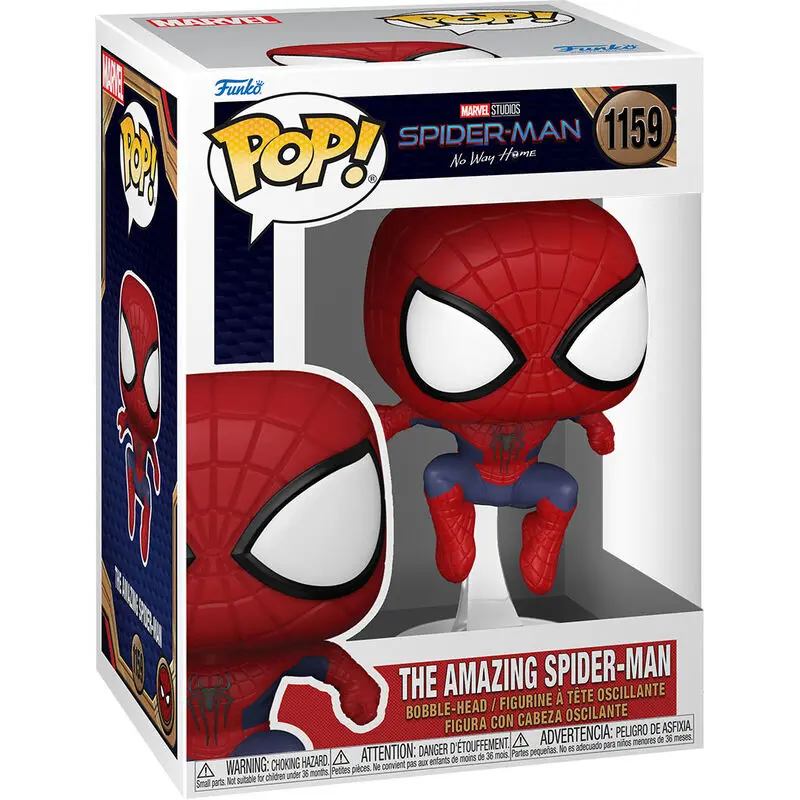 Spider-Man: No Way Home POP! Marvel Vinyl Figure The Amazing Spider-Man 9 cm figurka fotografii produktu