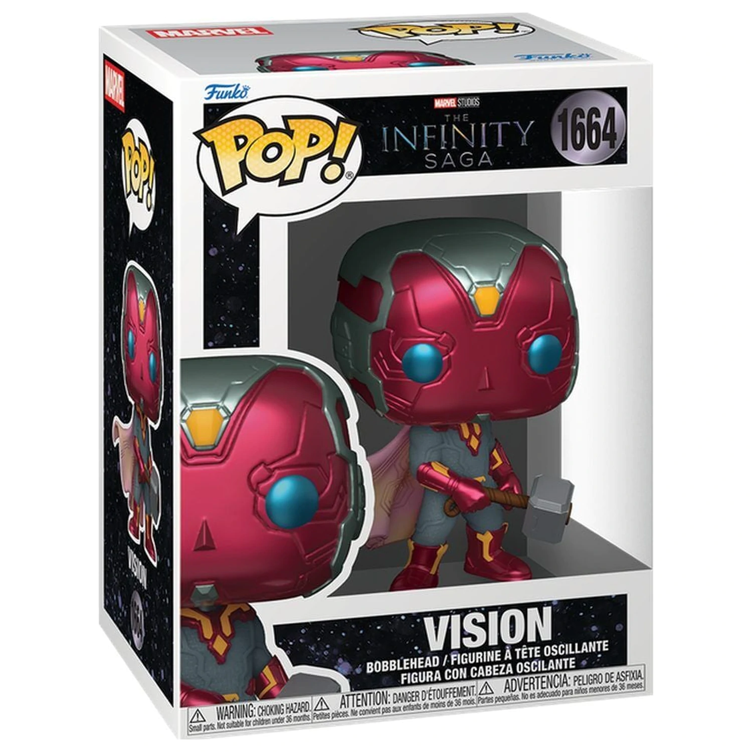 Figurka Funko POP Marvel Studios The Infinity Saga Vision with Mjölnir fotografii produktu