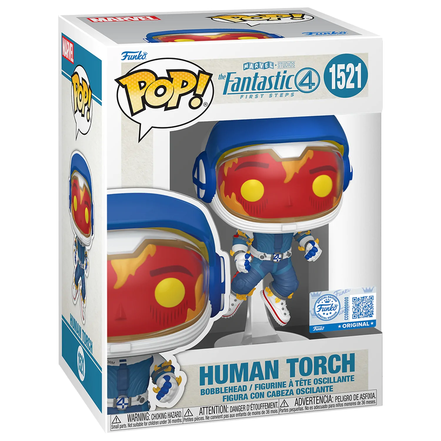 Funko POP figurka Marvel The Fantastic 4 Human Torch fotografii produktu