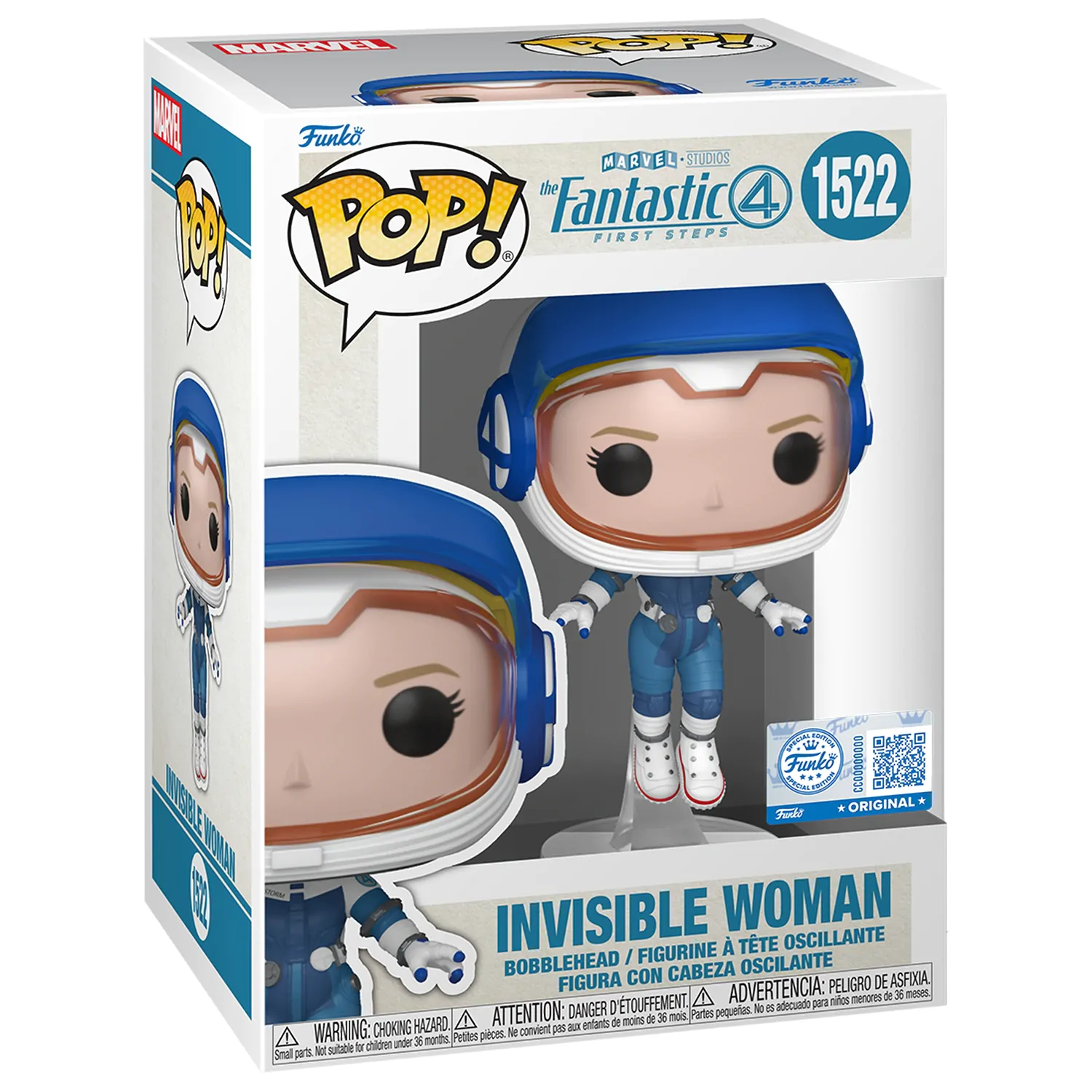 Funko POP figurka Marvel The Fantastic 4 Invisible Woman fotografii produktu