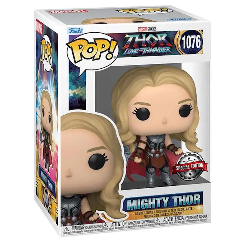 Thor: Love and Thunder POP! Marvel Vinylová figurka Mocný Thor 9 cm fotografii produktu