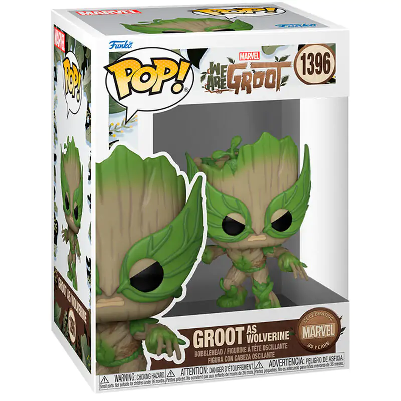 Funko POP figurka Marvel We Are Groot - Groot jako Wolverine fotografii produktu