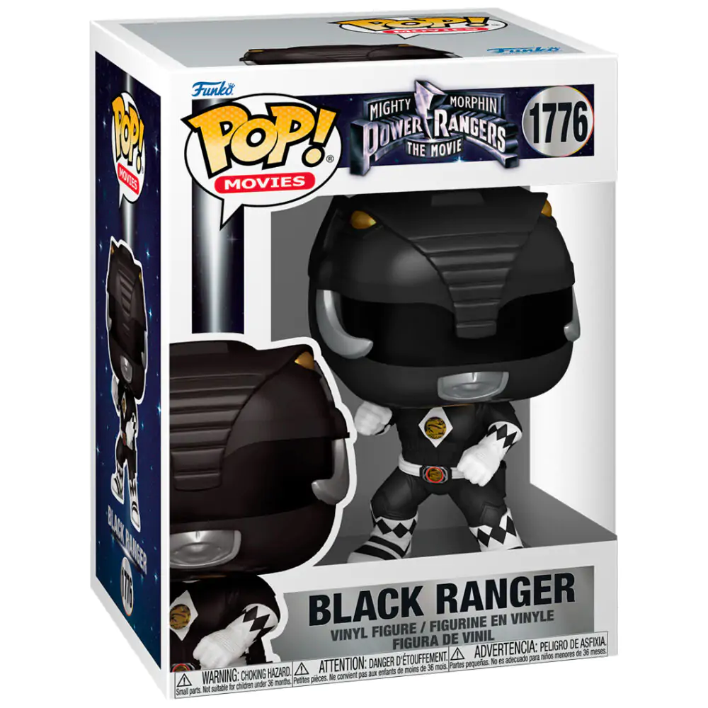 Funko POP figurka Mighty Morphin Power Rangers Black Ranger fotografii produktu