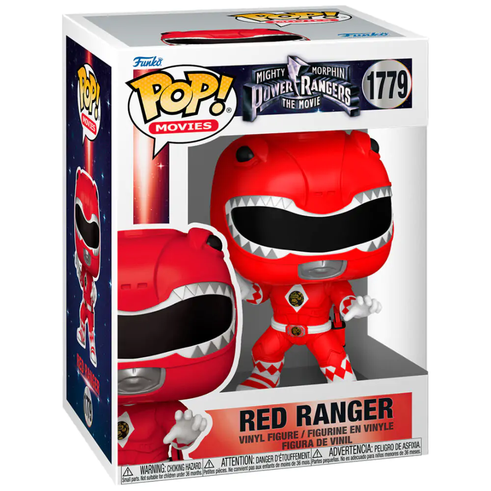 Funko POP figurka Mighty Morphin Power Rangers Red Ranger fotografii produktu