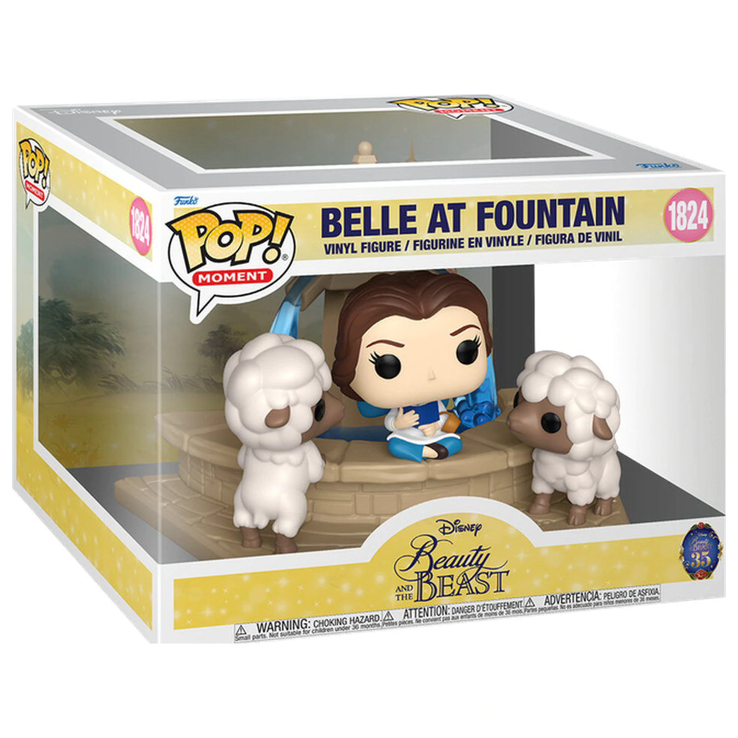 Funko POP figurka Moment Disney Beauty And The Beast Belle at Fountain fotografii produktu