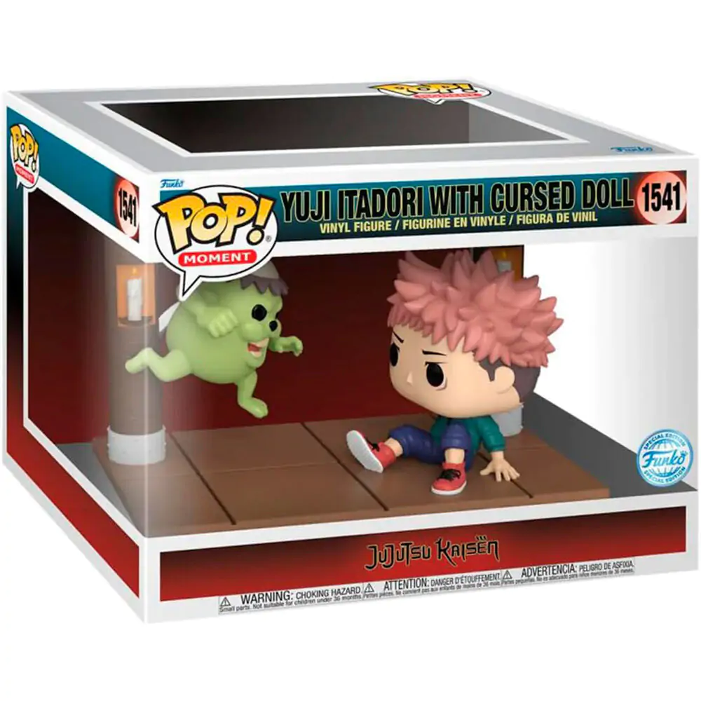 Funko POP figurka Moment Jujutsu Kaisen Yuji Itadori s Cursed Doll Exclusive fotografii produktu