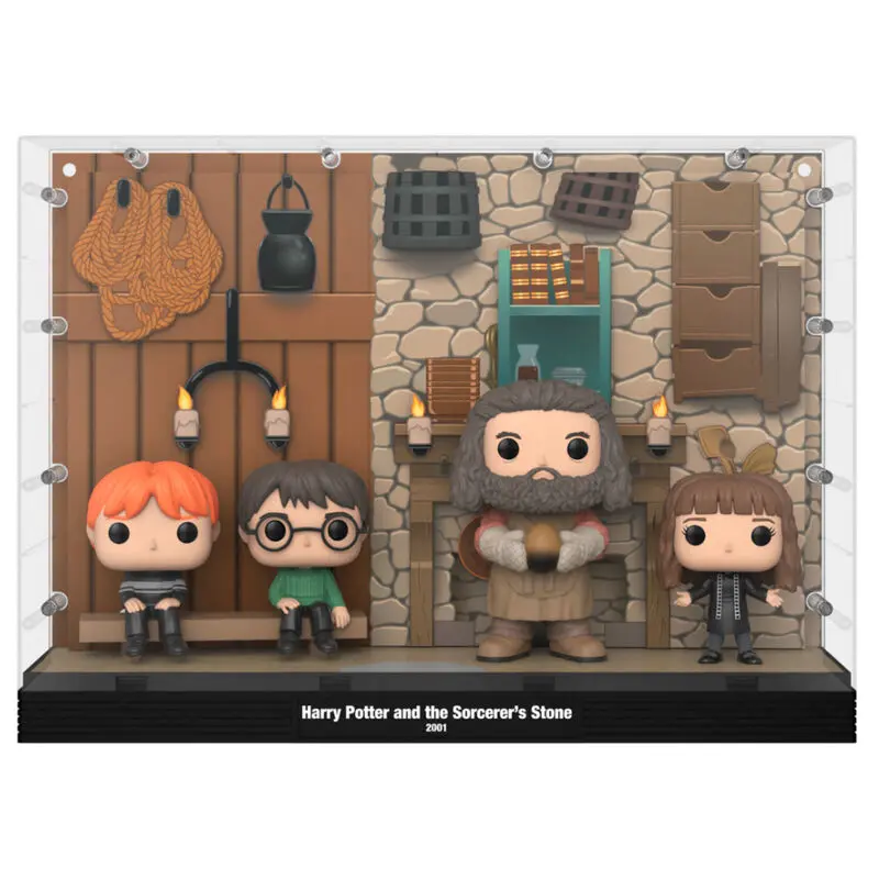 Harry Potter POP Moments Deluxe vinylové figurky 4-balení Hagridova chýše 9 cm fotografii produktu