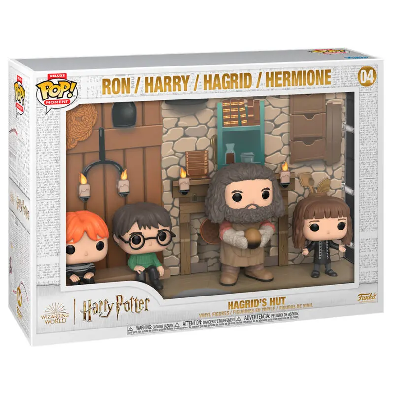 Harry Potter POP Moments Deluxe vinylové figurky 4-balení Hagridova chýše 9 cm fotografii produktu