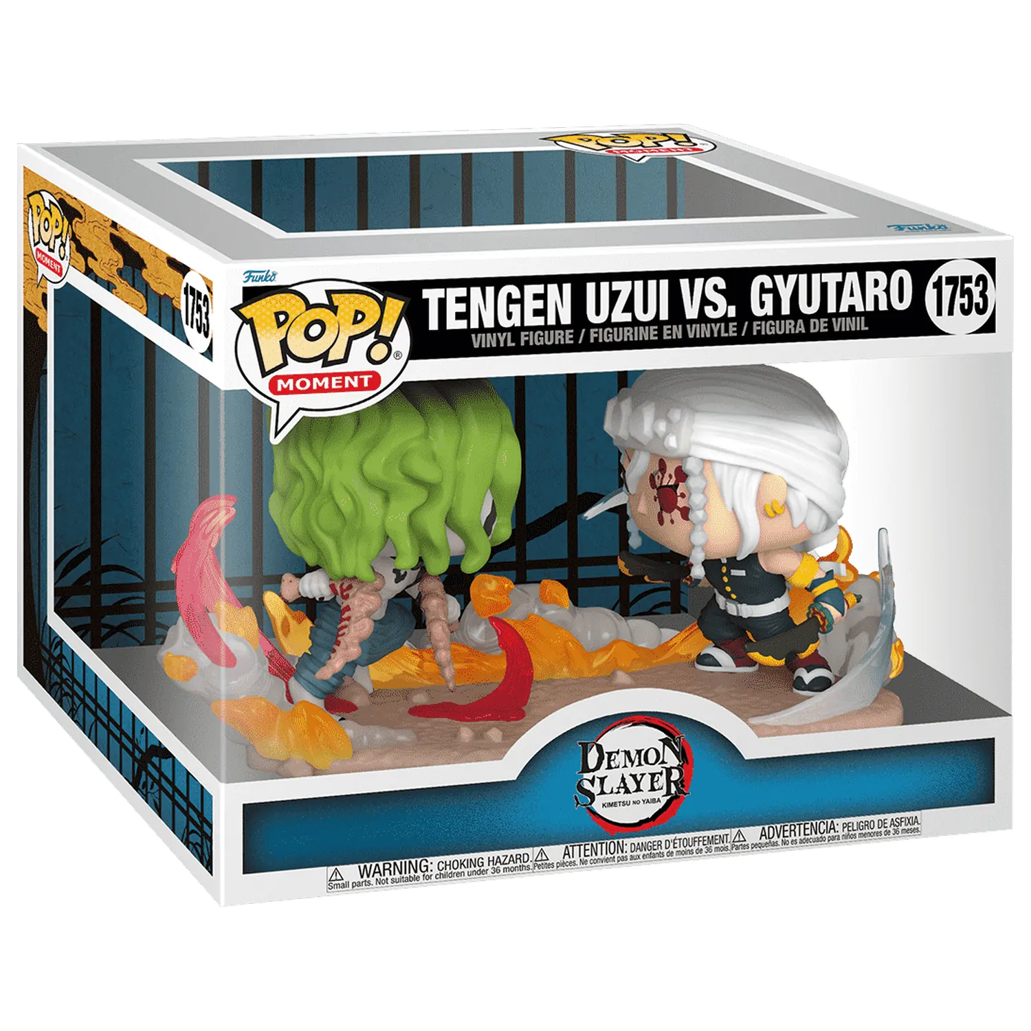 Funko POP figurka Moments Demon Slayer Kimetsu no Yaiba Tengen VS Gyutaro fotografii produktu