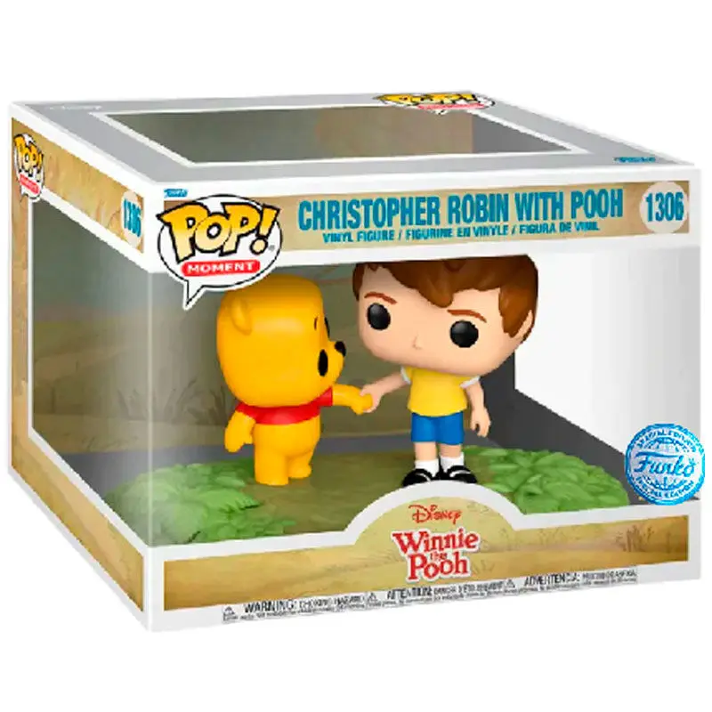 Disney Winnie the Pooh POP! Moment Vinyl Figurka Medvídek Pú- CR s Pú 9 cm fotografii produktu