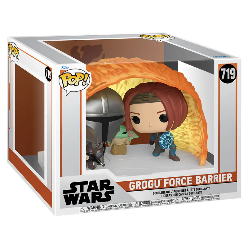 Funko POP figurka Moments Star Wars The Mandalorian Grogu Force Barrier fotografii produktu