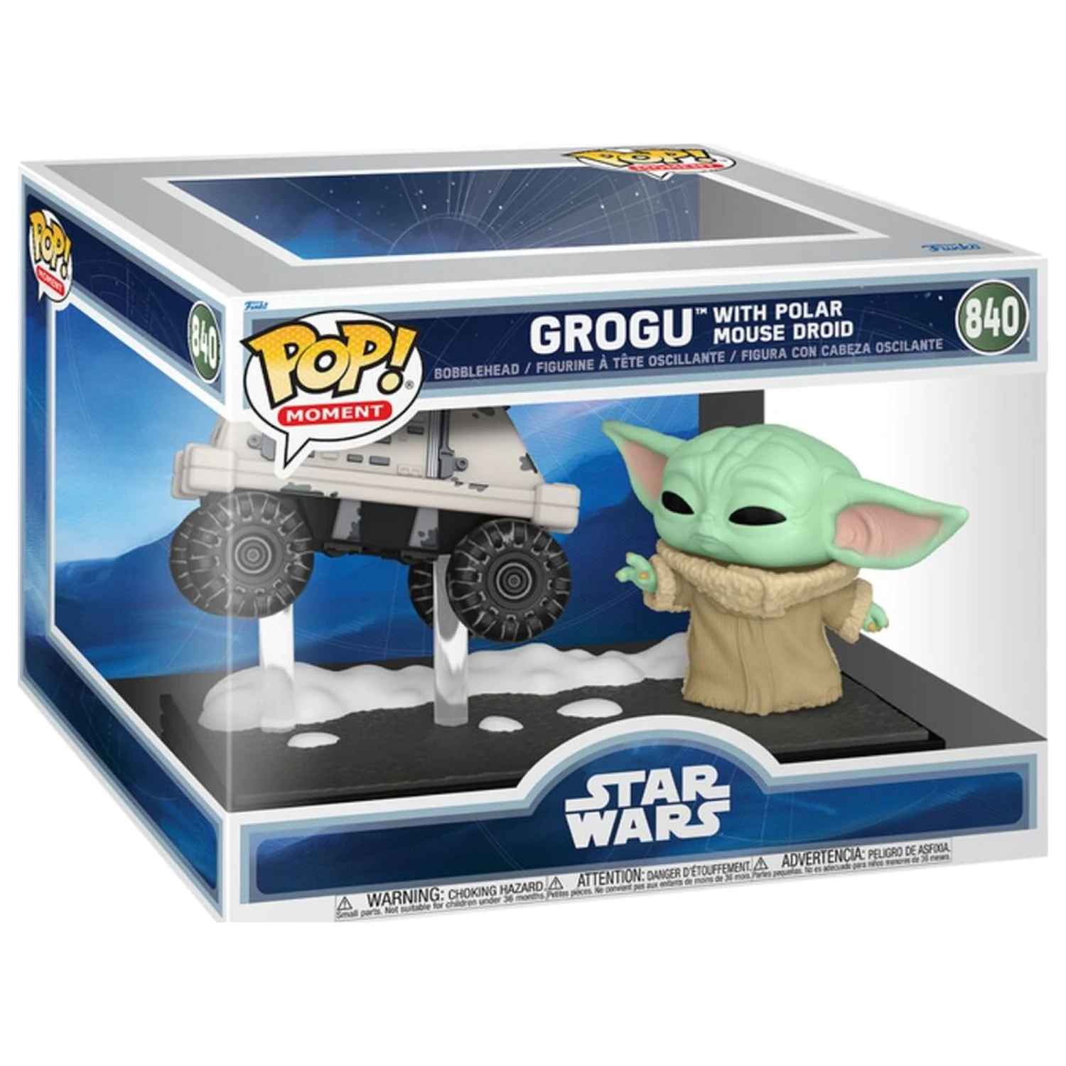 Funko POP figurka Momenty Star Wars: The Mandalorian & Grogu - Grogu with Polar Mouse Droid fotografii produktu