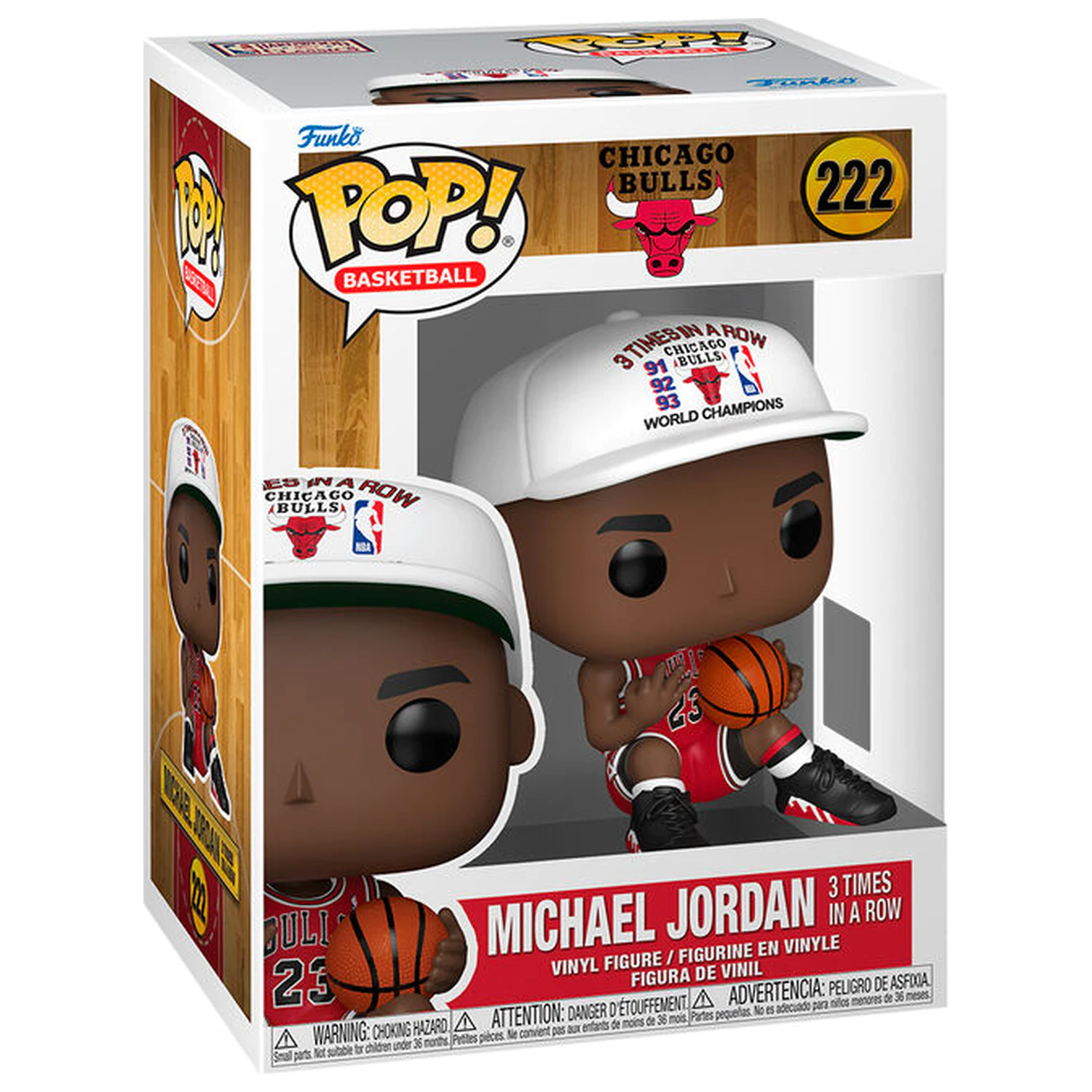 Funko POP figurka NBA Chicago Bulls Michael Jordan 3 Times in a Row fotografii produktu