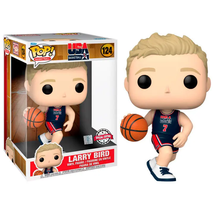 Basketball Super Sized Jumbo POP! Vinylová figurka Larry Bird (Team USA) 25 cm fotografii produktu