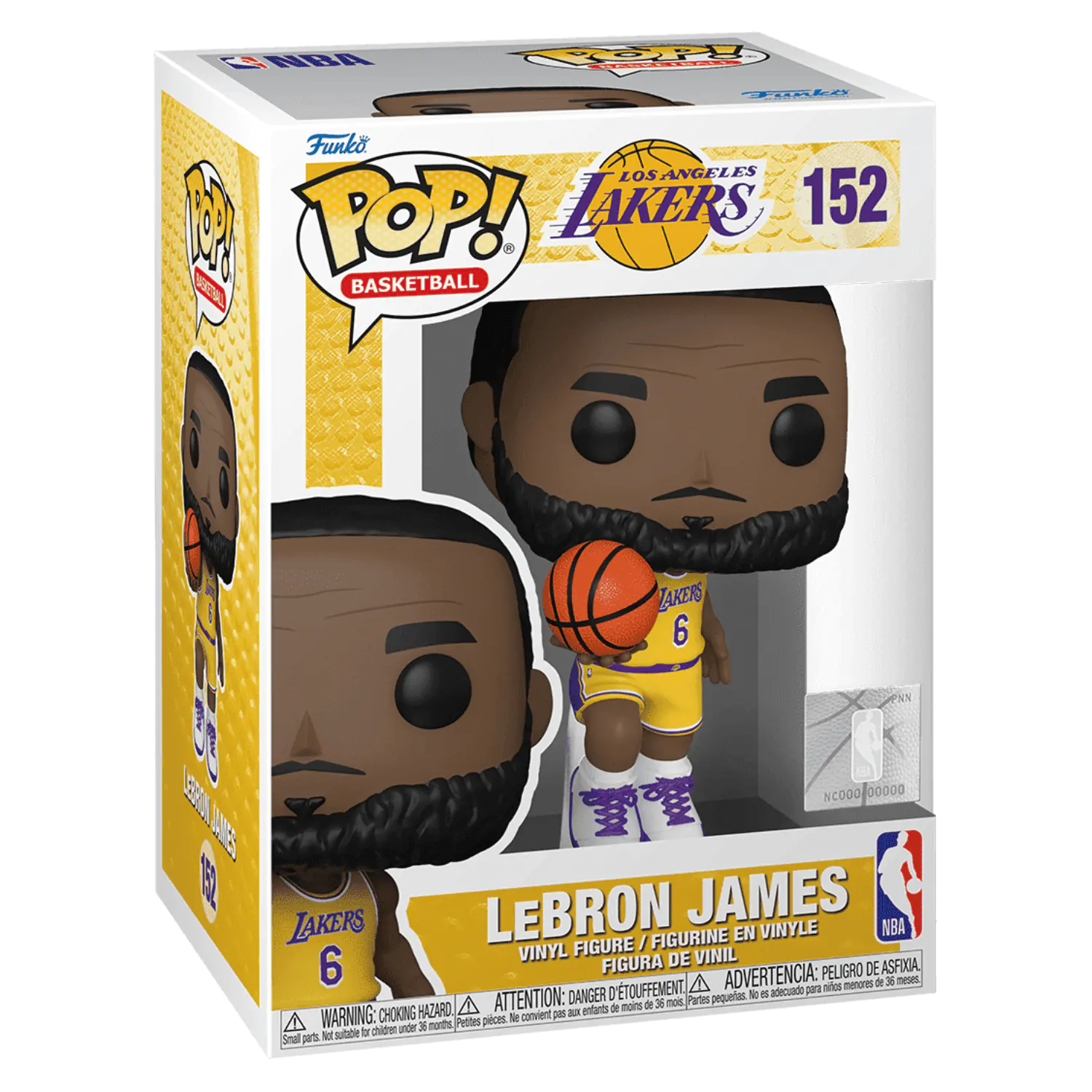 NBA POP! Sportovní vinylová figurka LeBron James (Lakers) 9 cm fotografii produktu