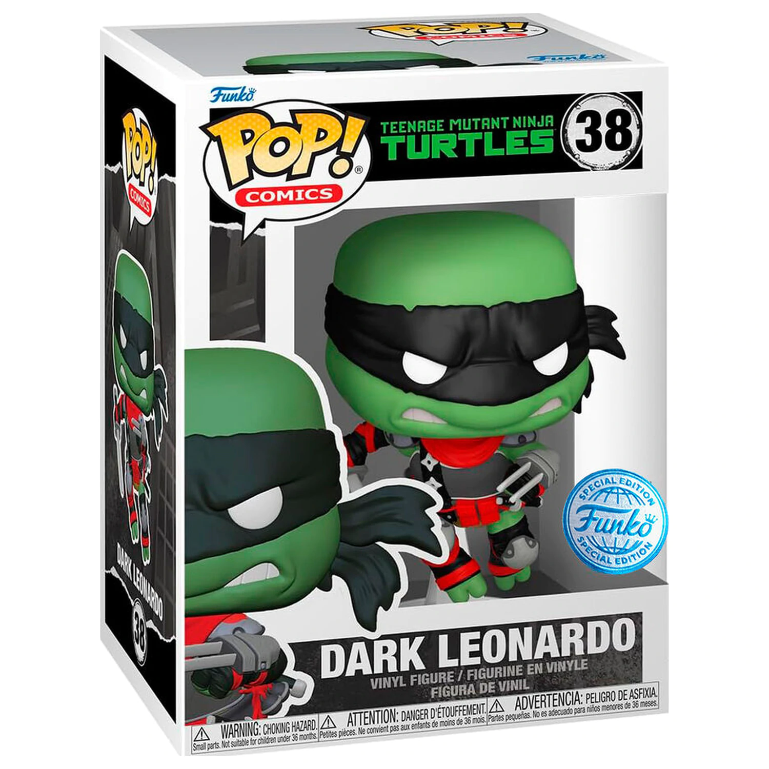 Funko POP figurka Ninja Turtles Teenage Mutant Dark Leonardo Exkluzivní fotografii produktu