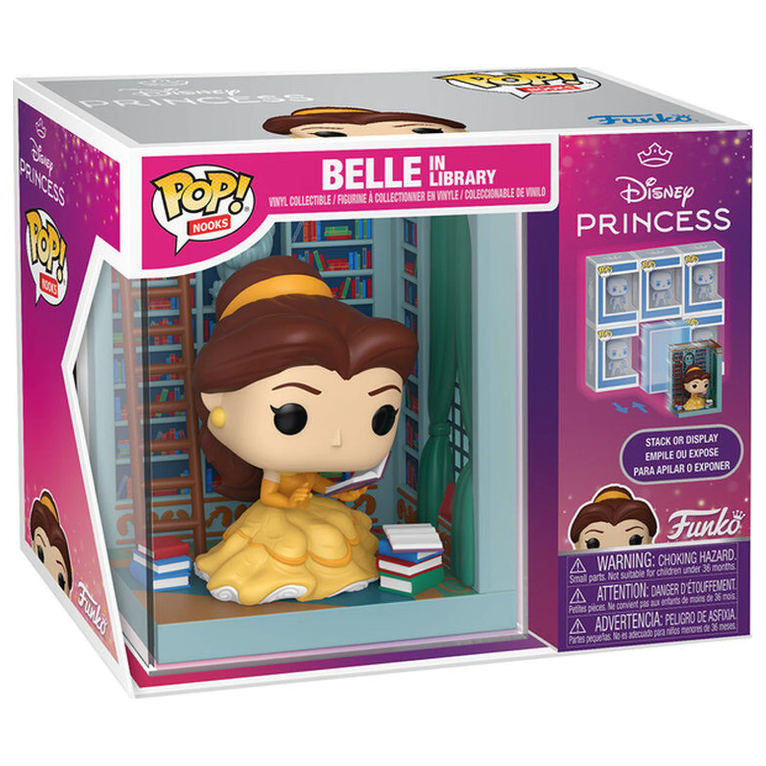 Funko POP figurka Nooks Disney Princess Belle in Library fotografii produktu