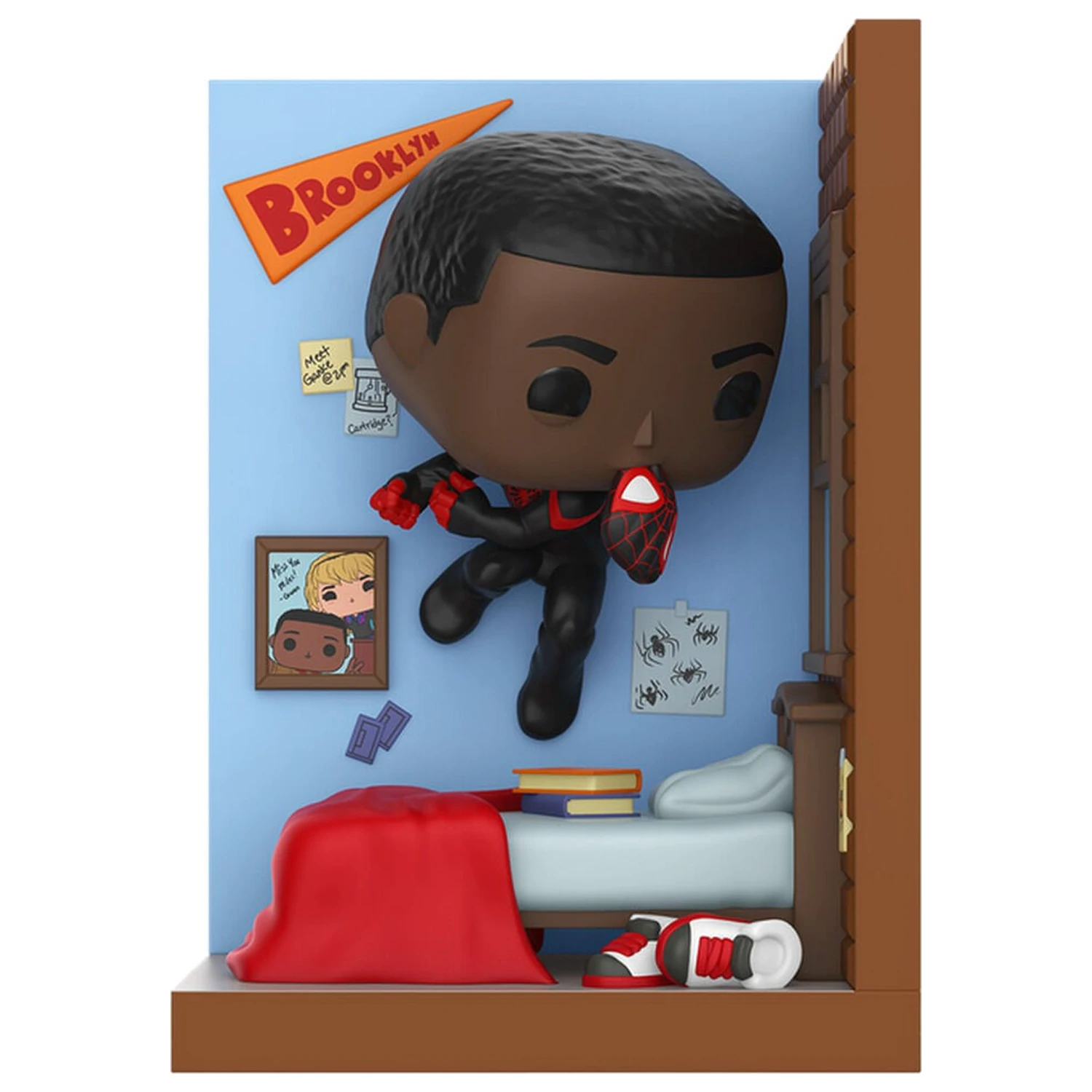 Funko POP figurka Nooks Marvel Miles Morales v ložnici fotografii produktu