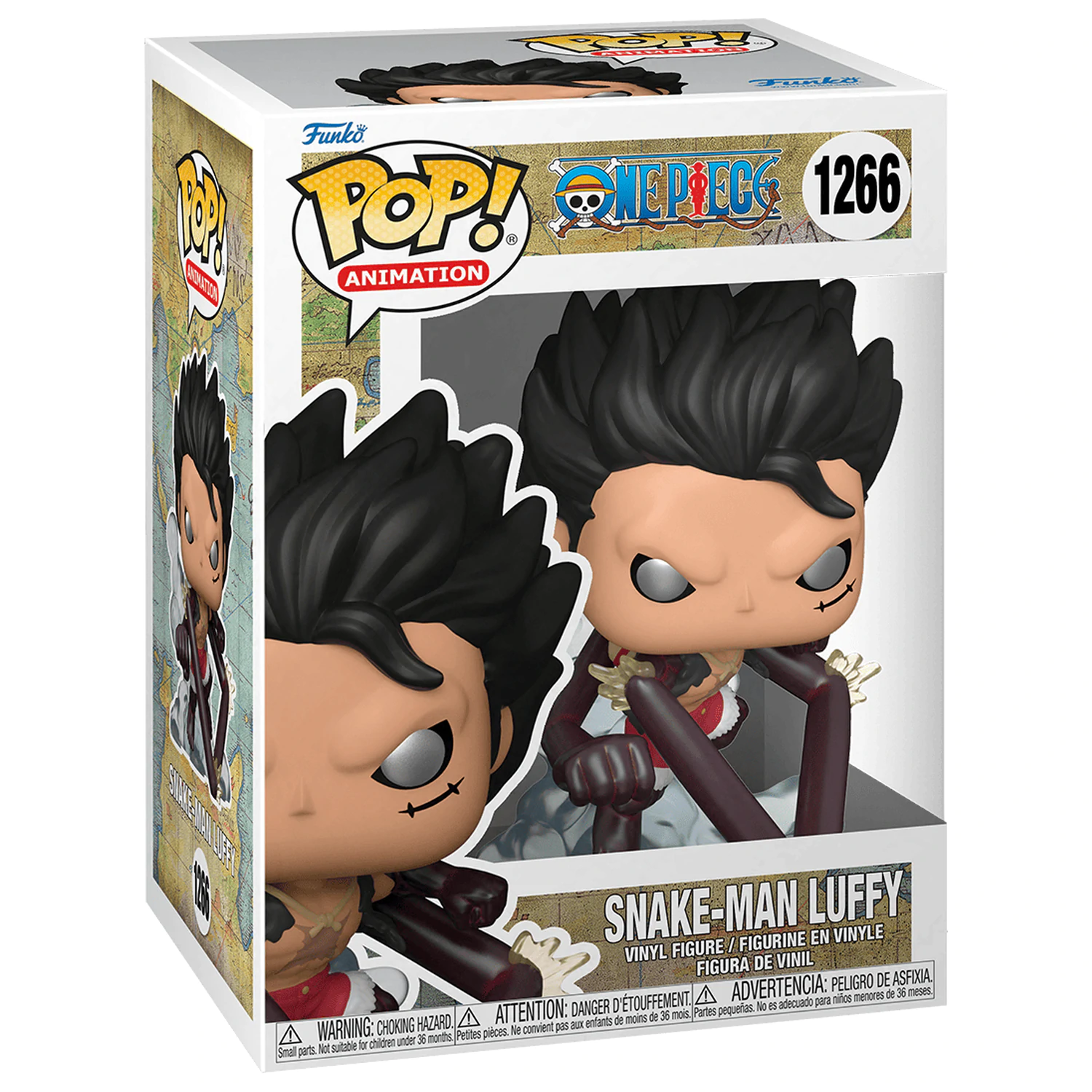 One Piece POP! Television vinylová figurka Snake-Man Luffy 9 cm fotografii produktu
