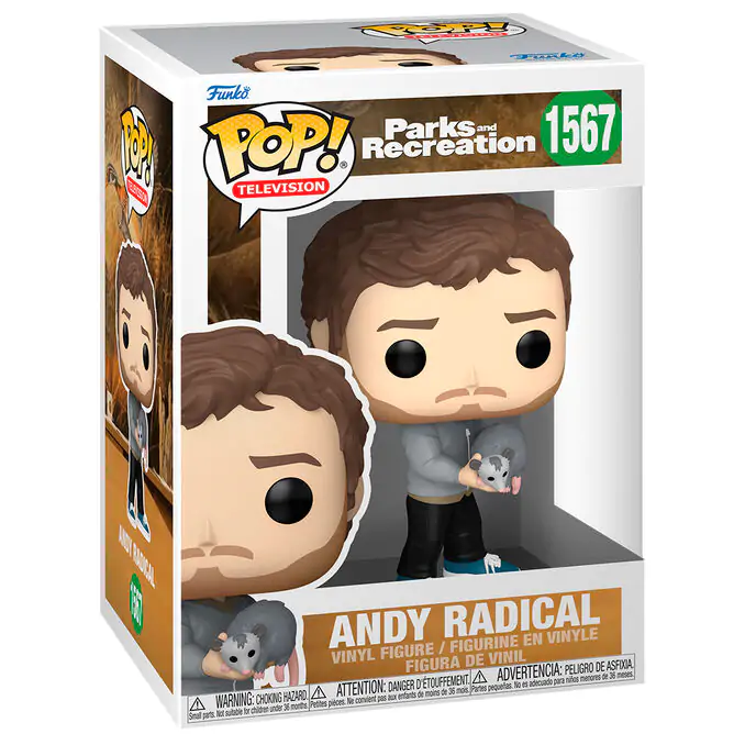 Funko POP figurka Parks and Recreation Andy Radical fotografii produktu