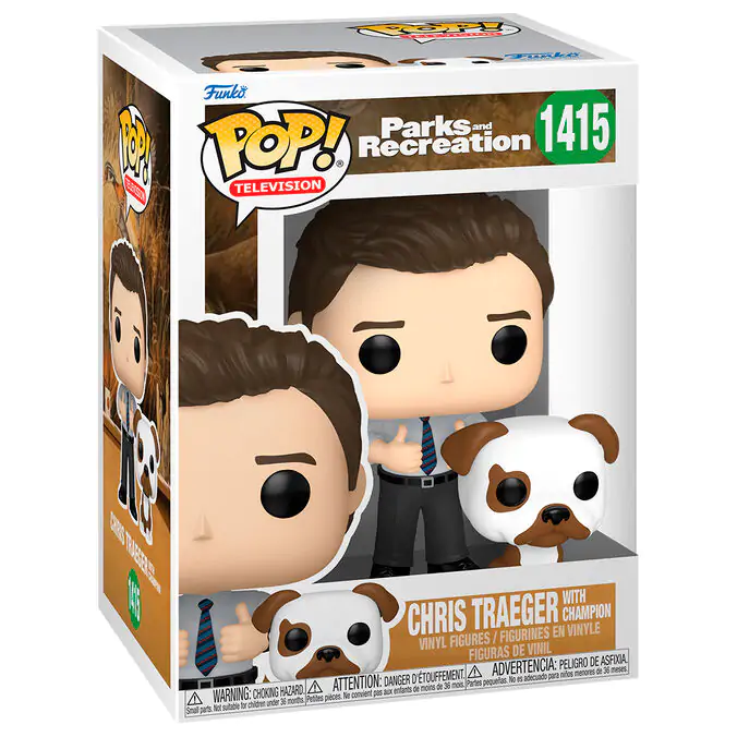 Funko POP figurka Parks and Recreation Chris Traeger with Champion fotografii produktu