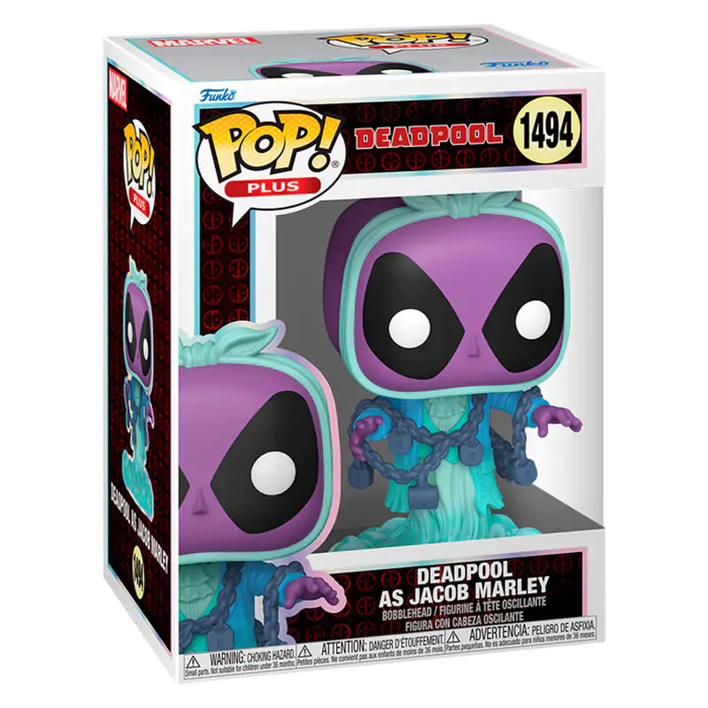 Funko POP figurka Plus Marvel Deadpool - Deadpool jako Jacob Marley fotografii produktu