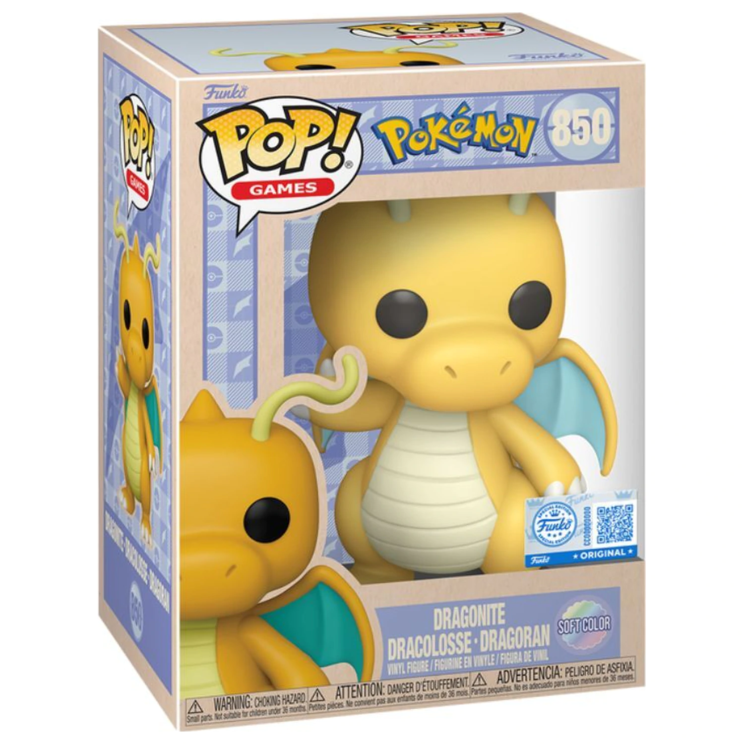 Funko POP figurka Pokemon Dragonite Exclusive fotografii produktu