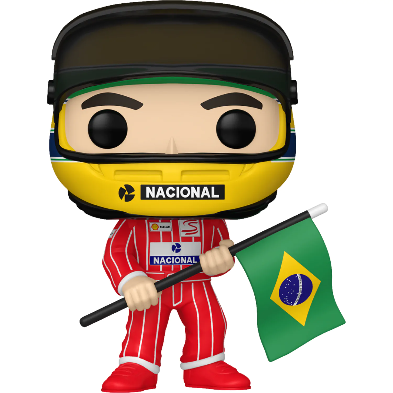 Funko POP figurka Racing Senna (Brazilian Flag) fotografii produktu