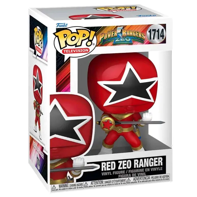 Funko POP figurka Rangers Turbo - Red Zeo Ranger fotografii produktu