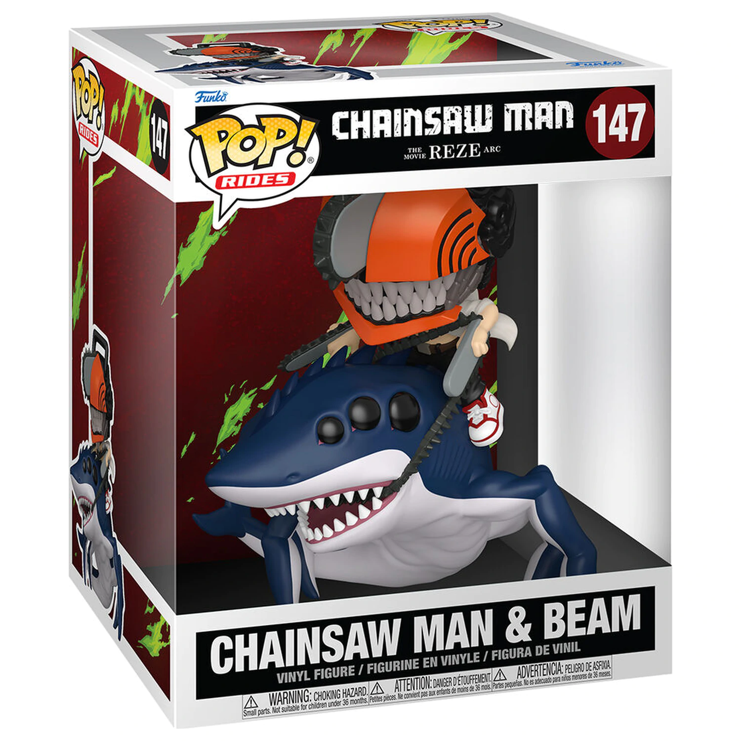 Funko POP figurka Ride Deluxe Chainsaw Man Arc Chainsaw Man & Beam fotografii produktu