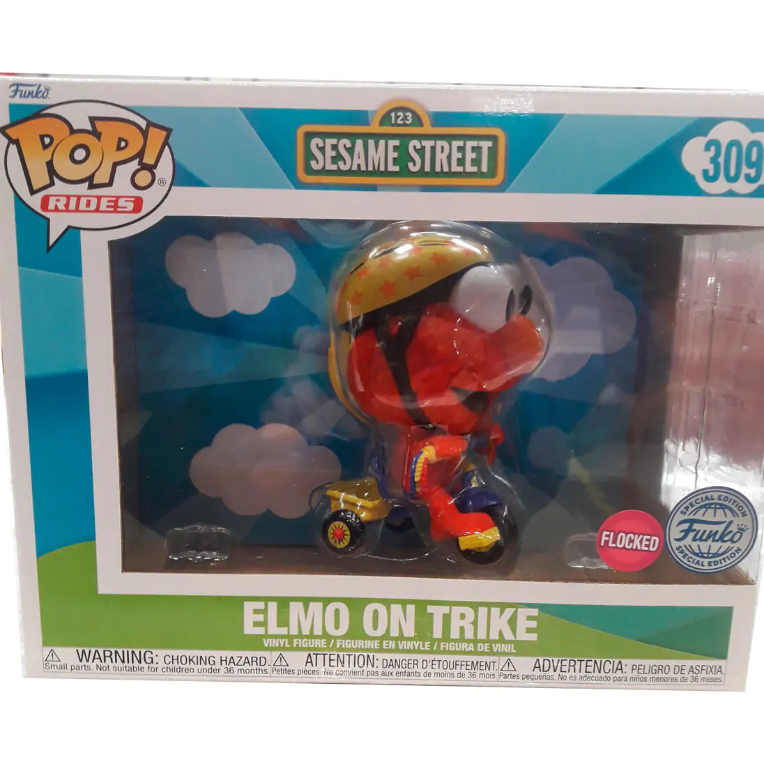 POP figurka Rider Sesame Street Elmo na tříkolce Exkluzivní fotografii produktu