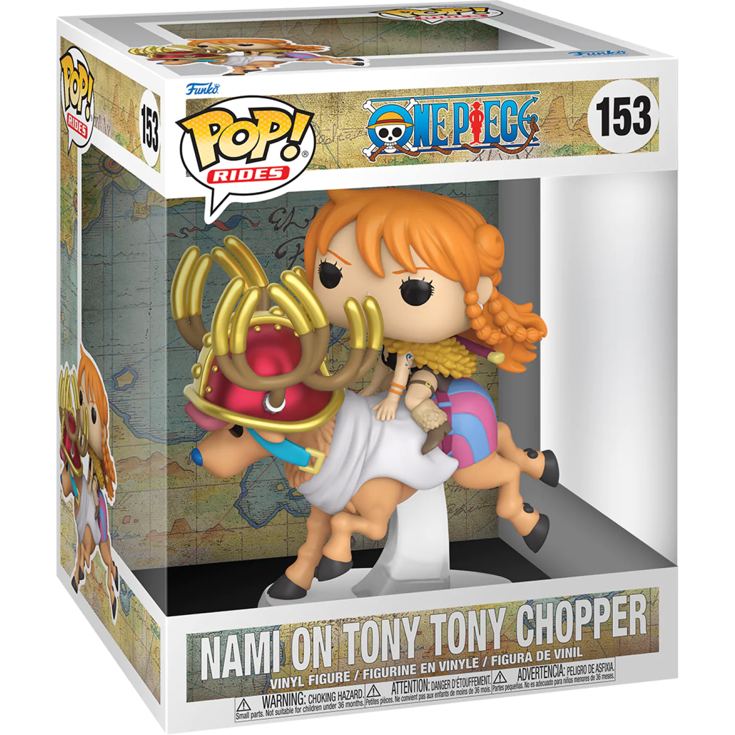 Funko POP figurka Rides Deluxe One Piece Nami na Tony Tony Chopper fotografii produktu