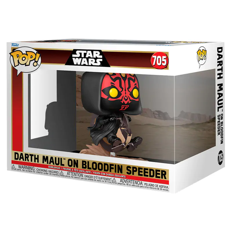 Funko POP figurka Rides Deluxe Star Wars Darth Maul na Bloodfin Speederu fotografii produktu