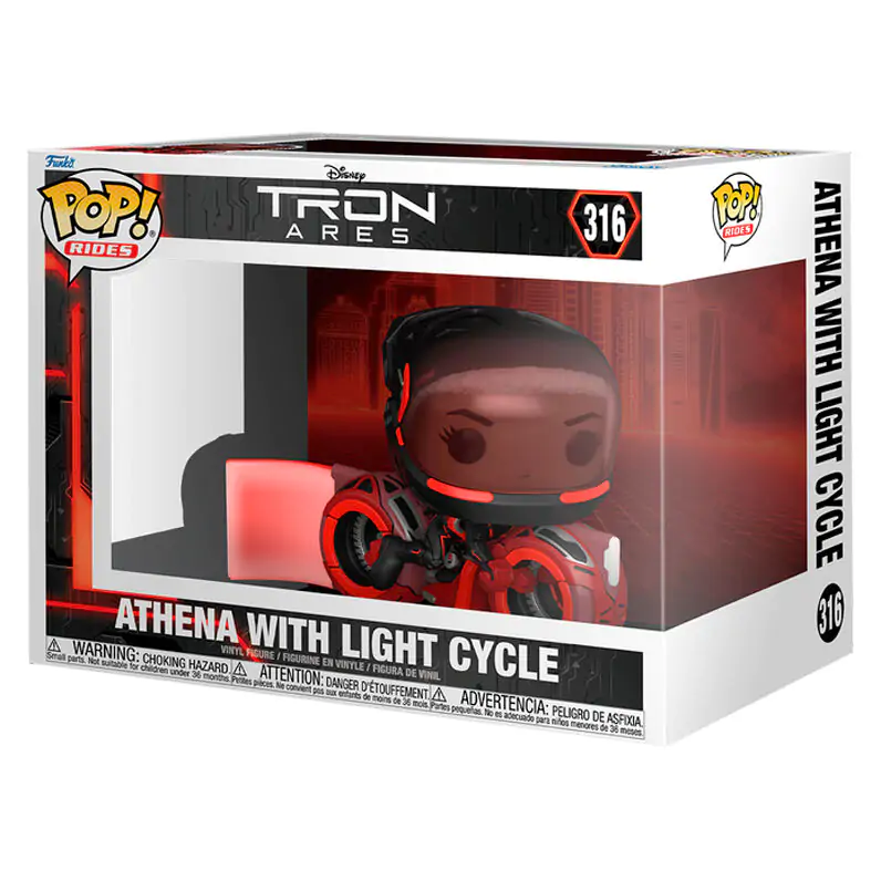 Funko POP figurka Rides Disney Tron Ares Athena s Light Cycle fotografii produktu
