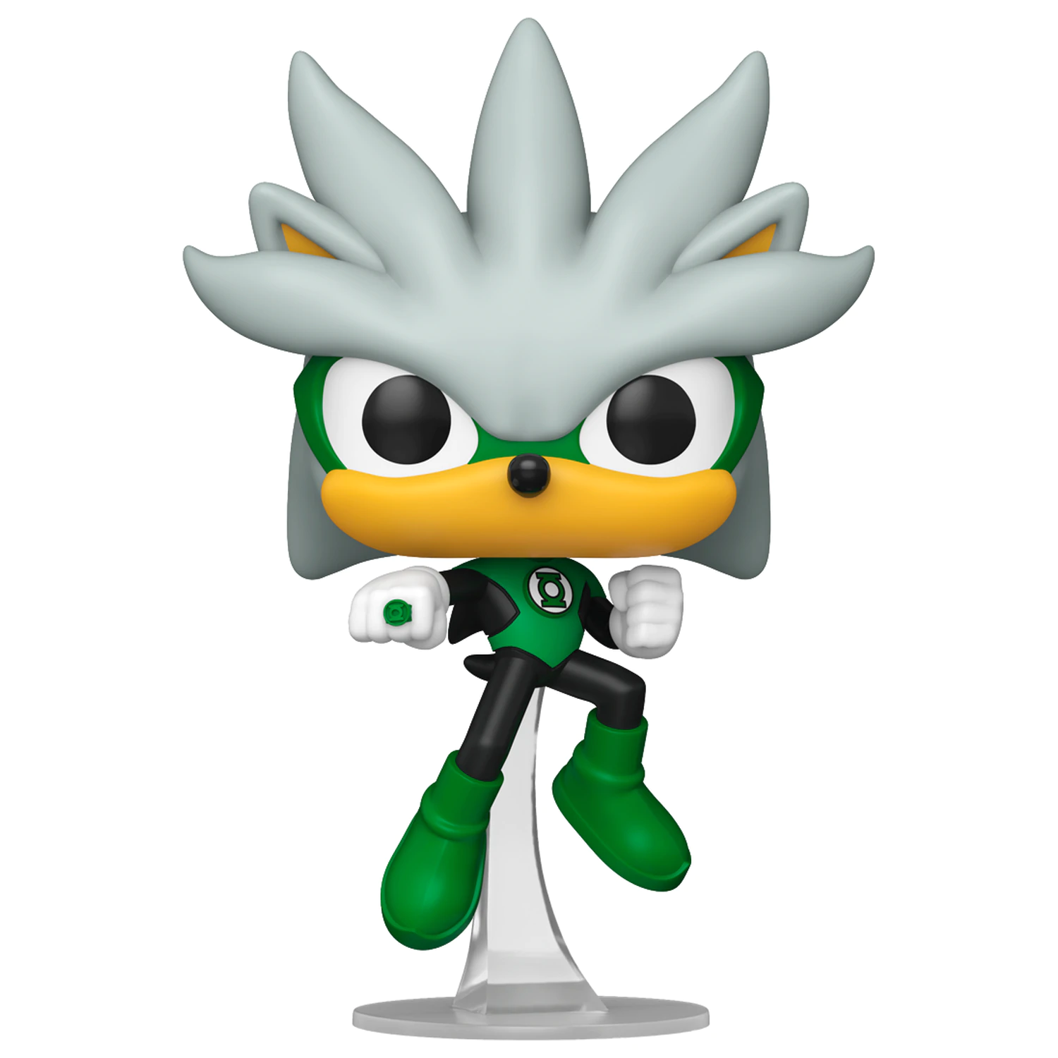 Funko POP figurka Sonic The Hedgehog DC Comics Silver As the Green Lantern Exclusive fotografii produktu