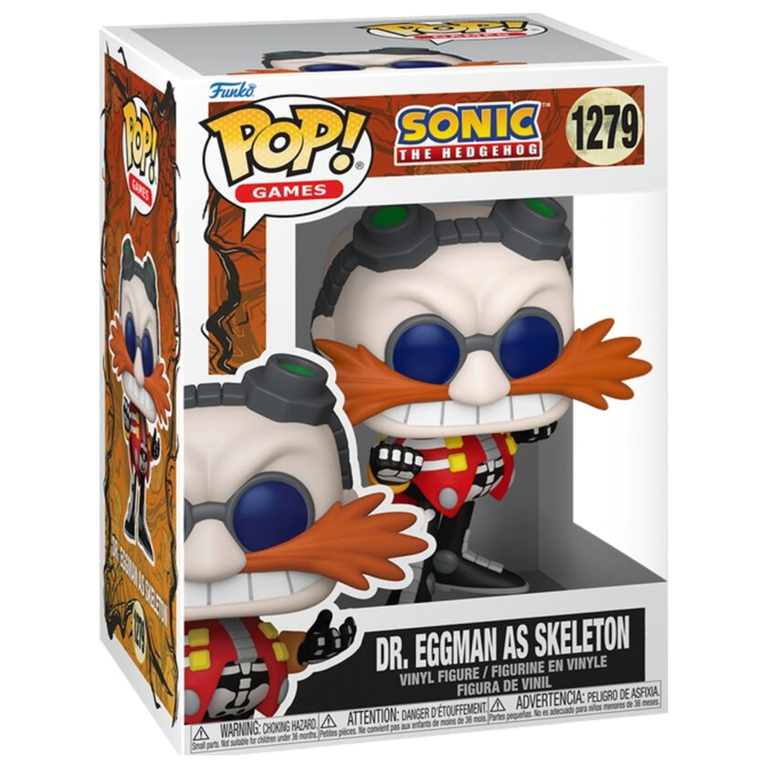 Funko POP figurka Sonic The Hedgehog Dr. Eggman as Skeleton fotografii produktu