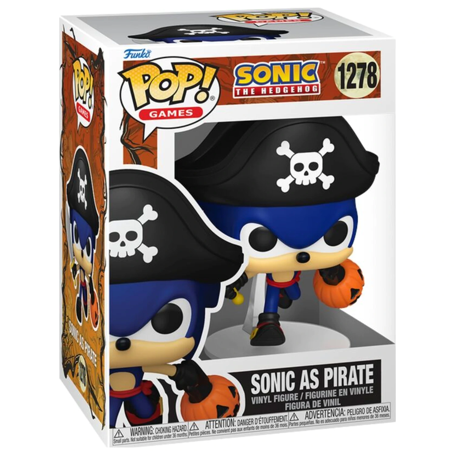 Funko POP figurka Sonic The Hedgehog Sonic jako Pirát fotografii produktu
