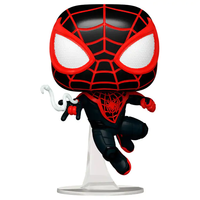 Funko POP figurka Marvel Spiderman 2 Miles Morales Upgraded Suit fotografii produktu