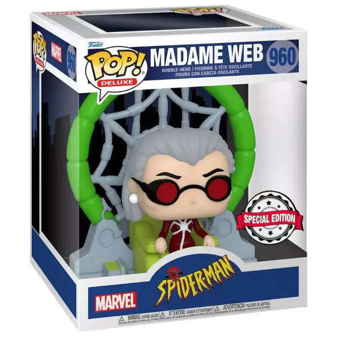 POP figurka Marvel Spiderman Madame Web Exclusive fotografii produktu