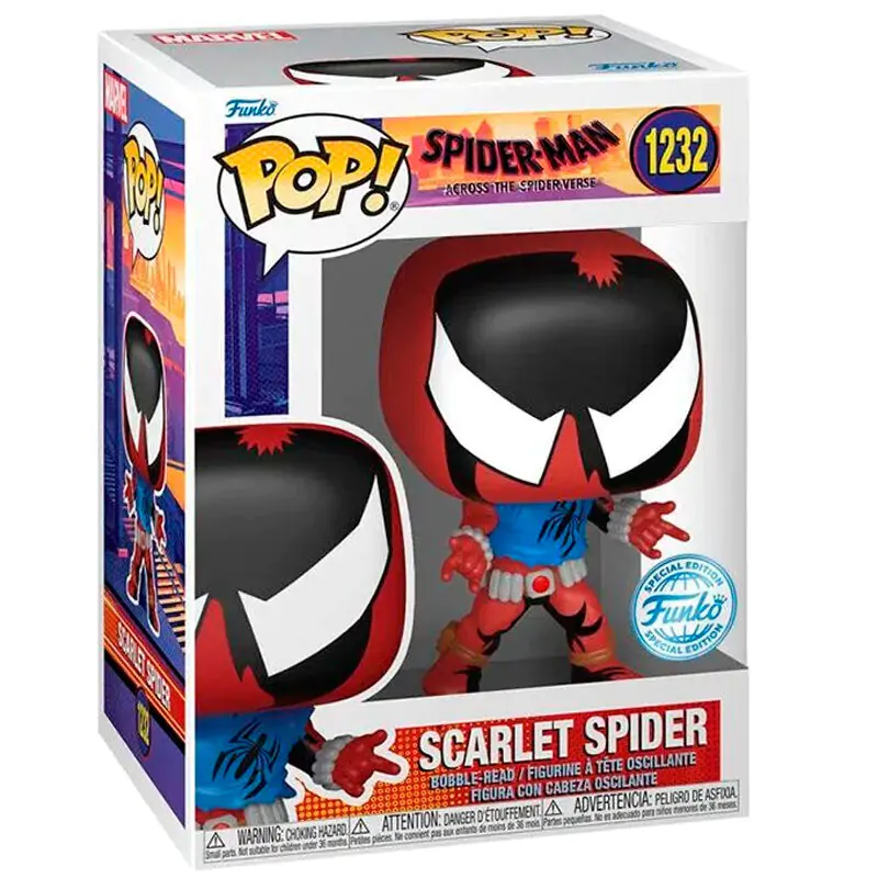 Figurka POP Spiderman Scarlet Spider Exclusive fotografii produktu