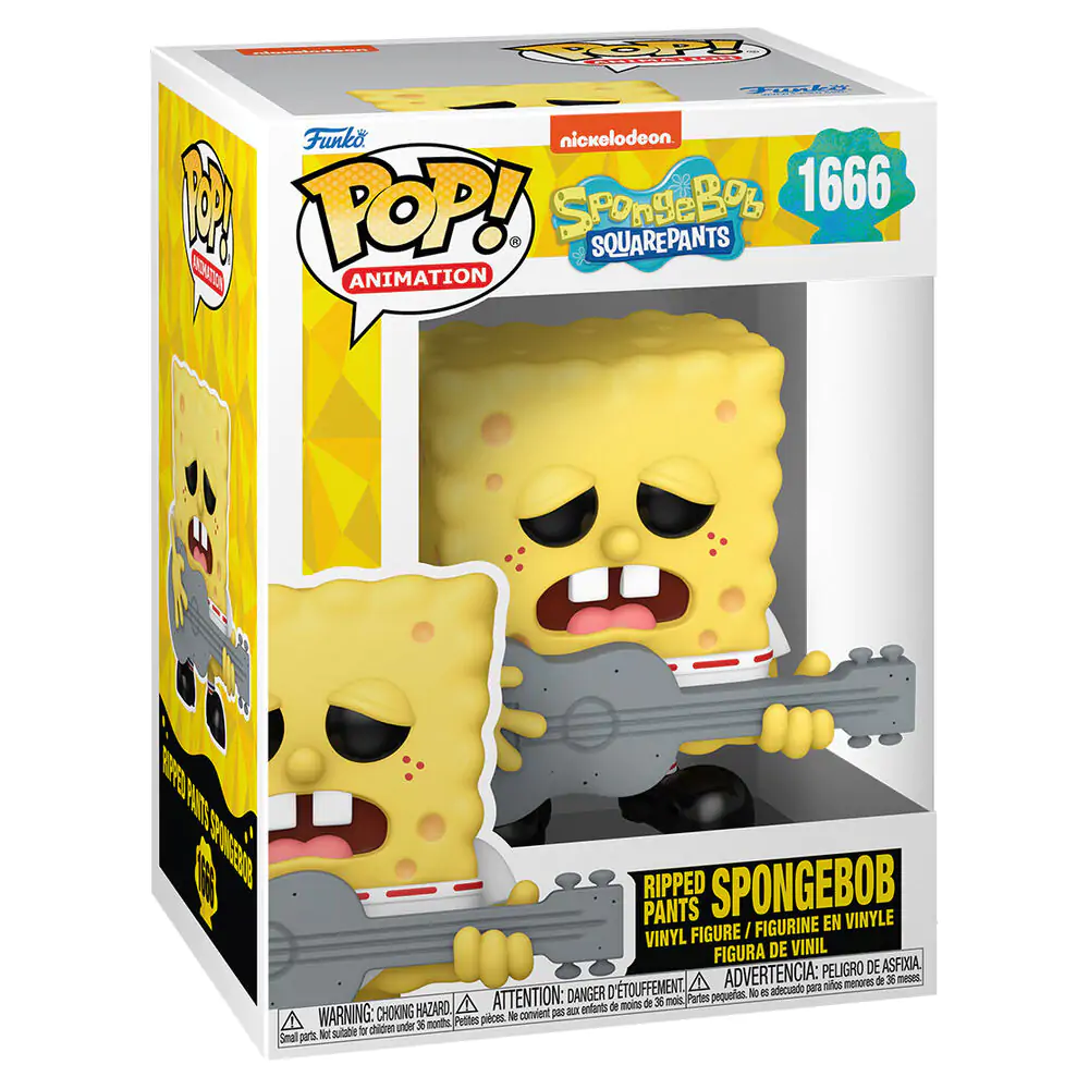 Funko POP figurka Sponge Bob - Spongebob Ripped Pants fotografii produktu