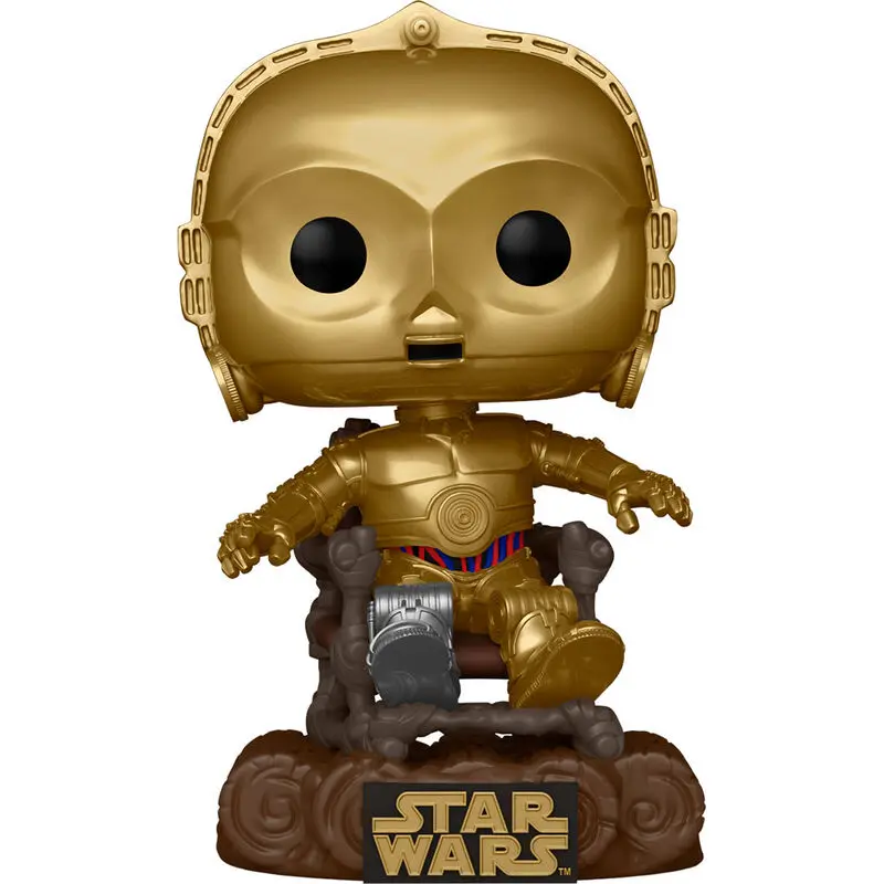 Star Wars Return of the Jedi 40. výročí POP! Vinylová figurka C3P0 v křesle 9 cm fotografii produktu