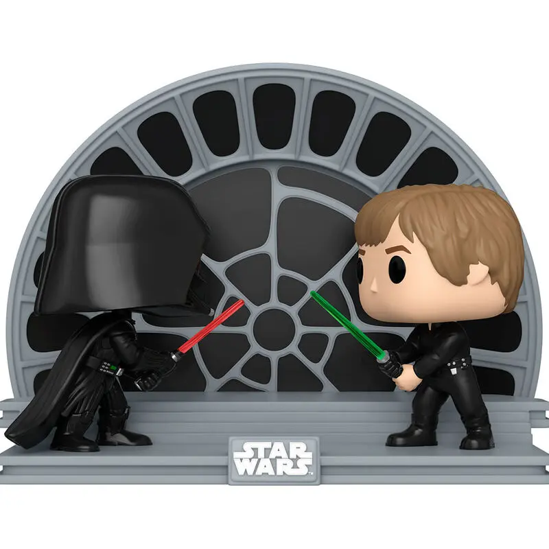 Star Wars Return of the Jedi 40th Anniversary POP Moment! Vinylové Figurky 2-Pack Luke vs Vader 9 cm fotografii produktu