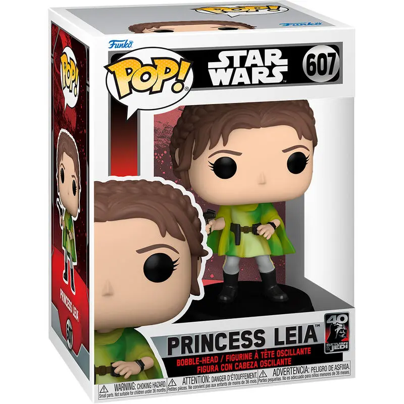 Star Wars Return of the Jedi 40. výročí POP! Vinylová figurka Leia (BH) 9 cm fotografii produktu